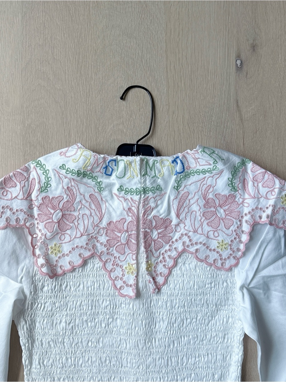 NWT DAMSON MADDER FERN EMBROIDERED BLOUSE - Picture 9 of 10